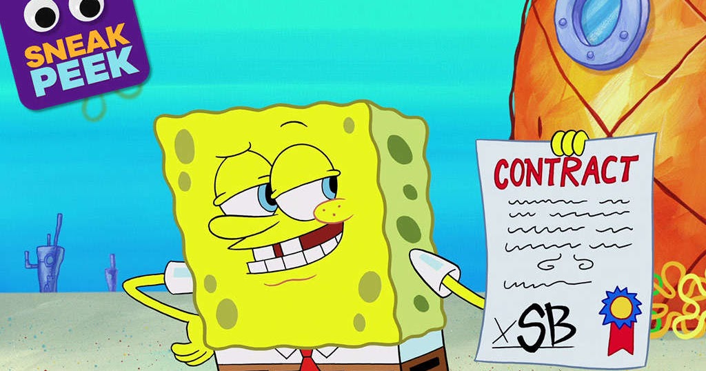 NickALive! &quot;Life Insurance&quot; Sneak Peek SpongeBob
