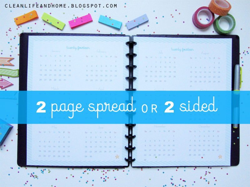 Clean Life and Home: Freebie Friday: 2014 Quick Reference Calendar ...