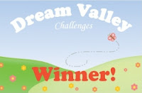 I won  Dream Valley Challenge for Wobble cards