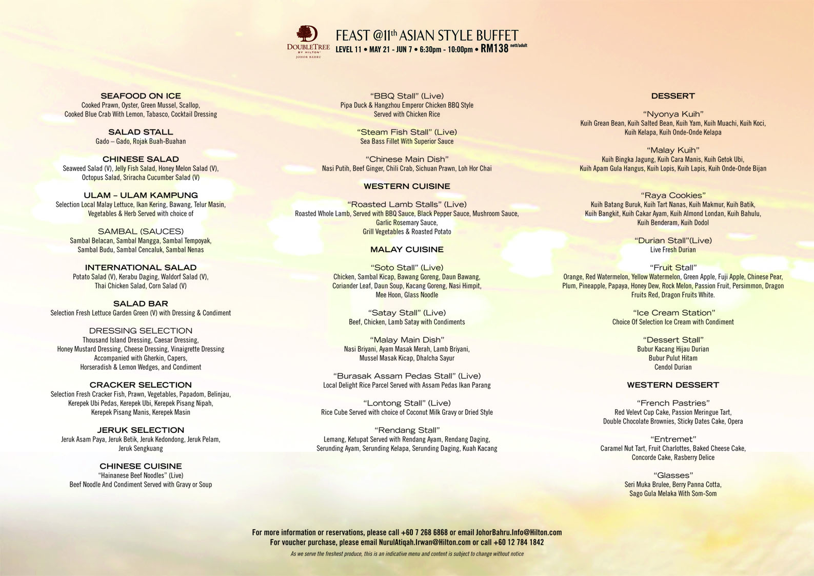 ramadan buffet hilton