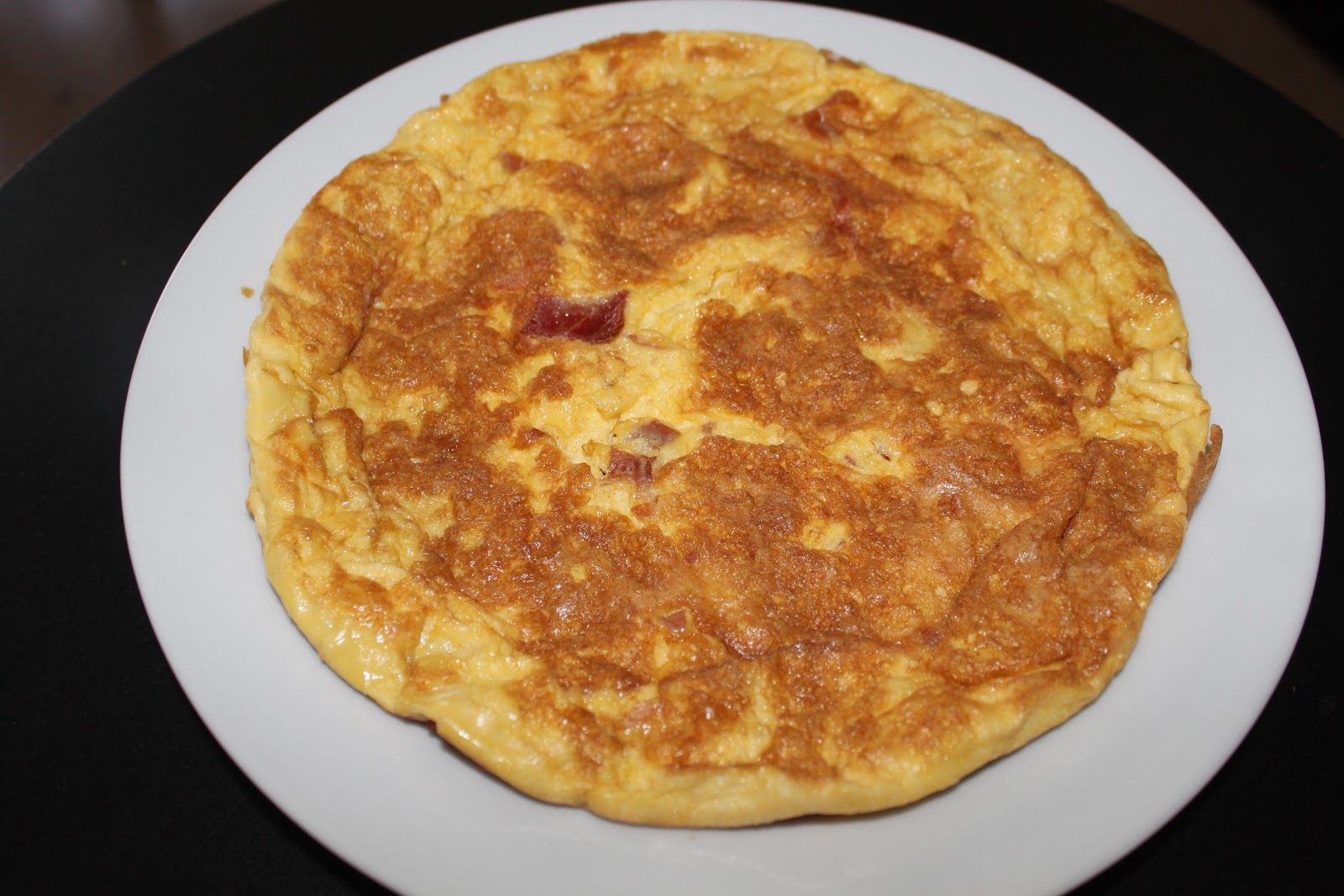 Tortilla francesa con jamón COCINA BOQUERONA