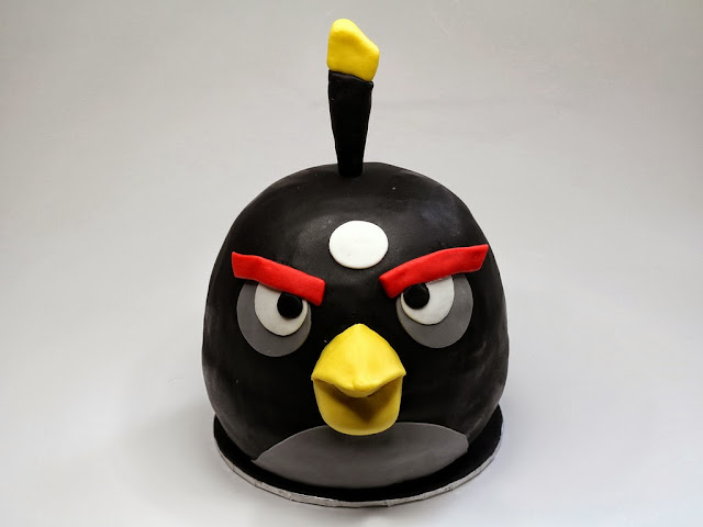 Black Angry Bird - Best Cakes for Boys in London