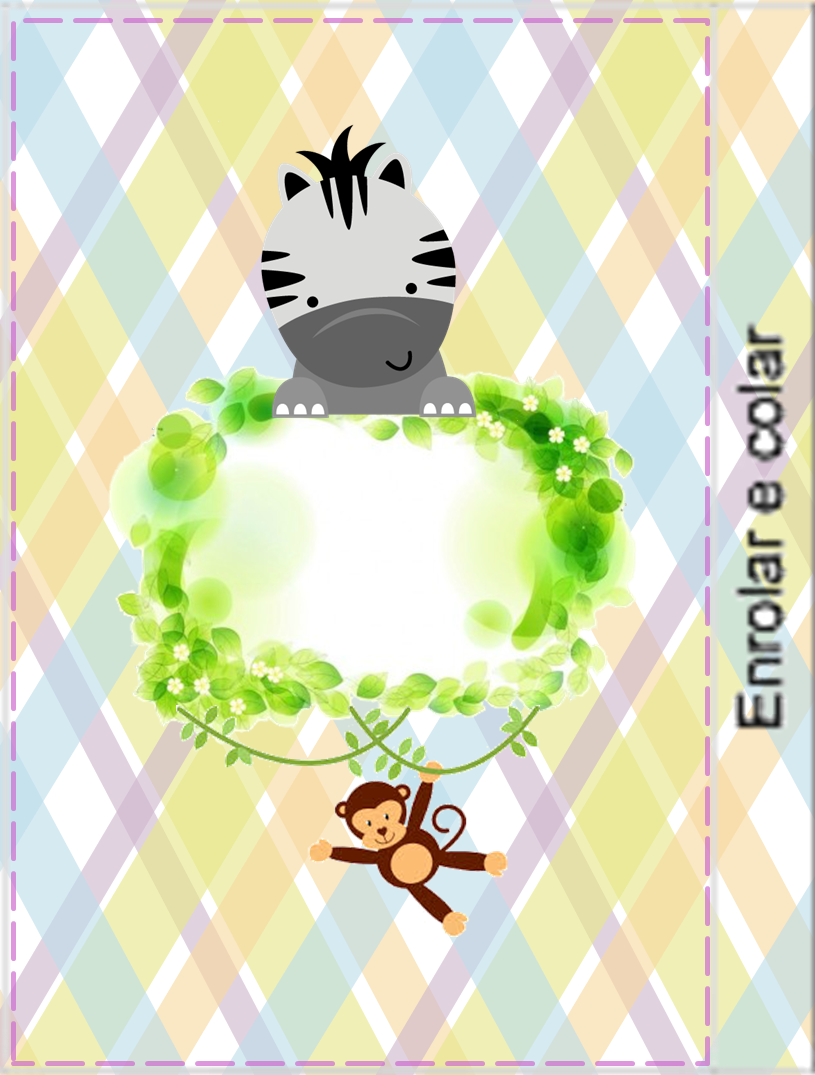 Baby Jungle Free Printable  Labels.