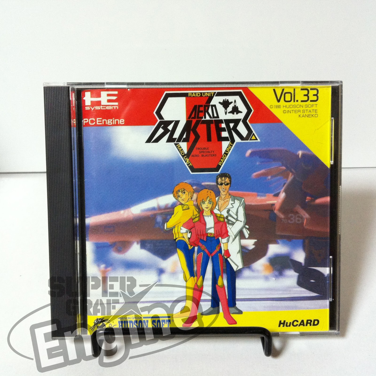 PCengine Channel: Aero Blaster PCengine Hu-card