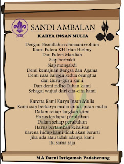 Sandi Ambalan Pramuka Penegak Sandi Ambalan Pramuka Penegak