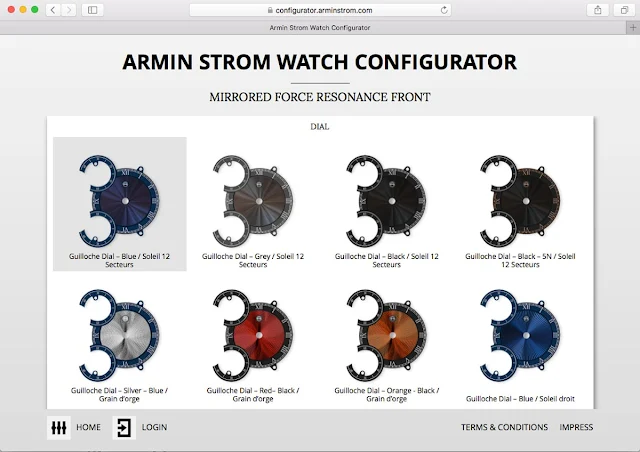 Armin Strom Mirrored Force Resonance watch configurator