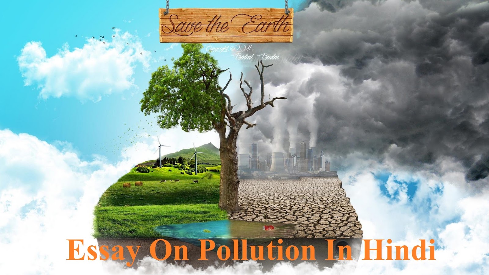 pollution essay in hindi for 5th class