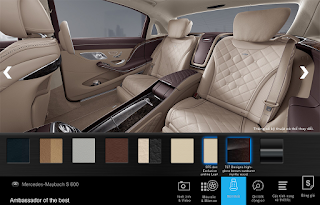 Màu nội thất ốp gỗ Designo Sunburst Myrtle màu Nâu bóng Mercedes Maybach S600 2017 Nội thất Mercedes Maybach S600 2017 màu Vàng Silk (975)
