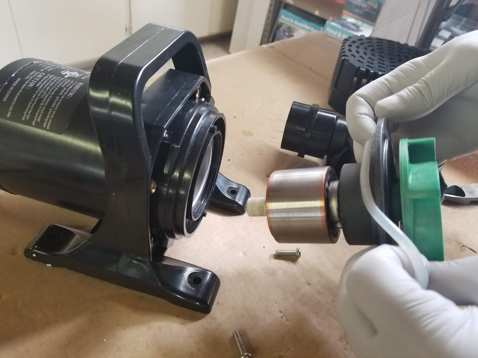 Helpful tips for fountains and ponds! How to replace an impeller on an pond fountain