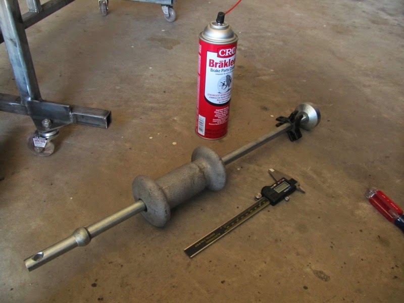 Rear Axle cleaning, painting, and reassembly