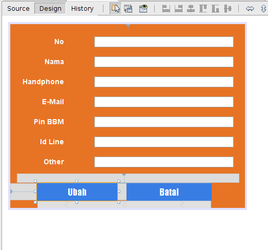 Gambar 3 - Membuat Aplikasi CRUD Dengan Java di Netbeans