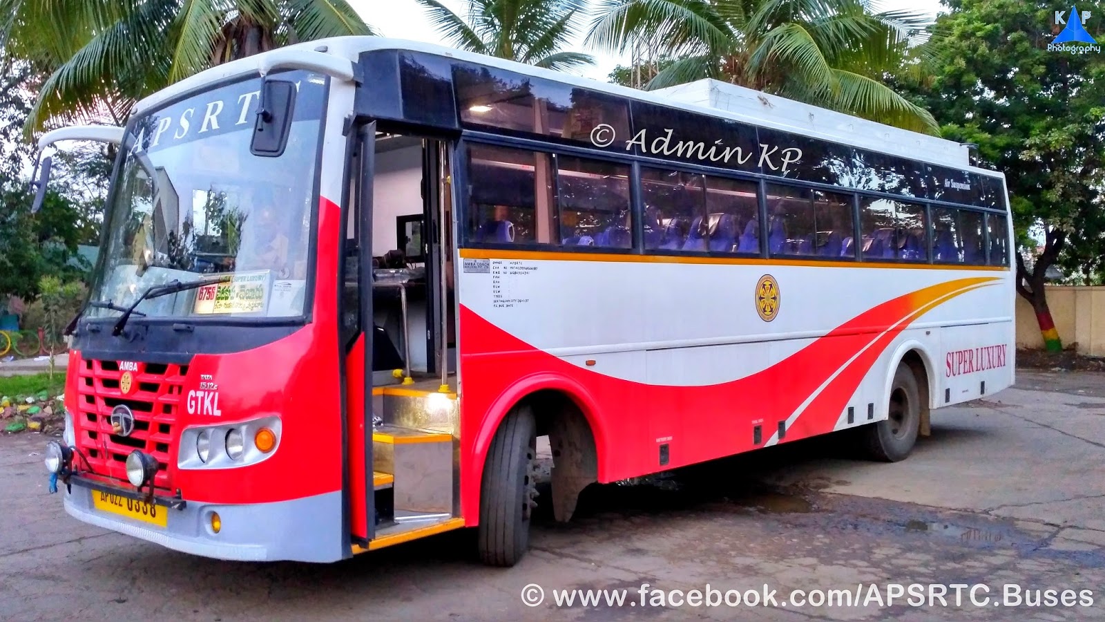 NEW APSRTC SUPER LUXURY Buses AMBA COACH.