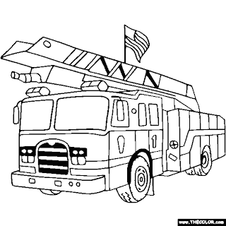 fire truck coloring pages pdf | FCP