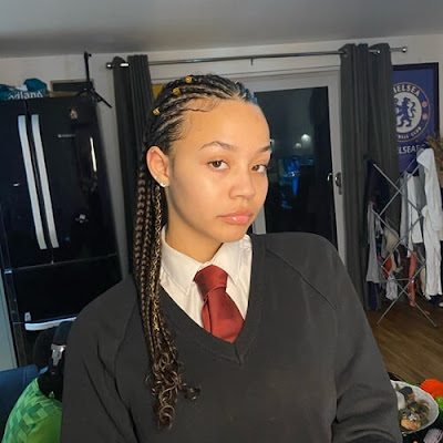 It is the season of wearing new bob box braids hairstyles ✘ 39 Cute Lemonade Bob Box Braids Ponytails With Cornrows