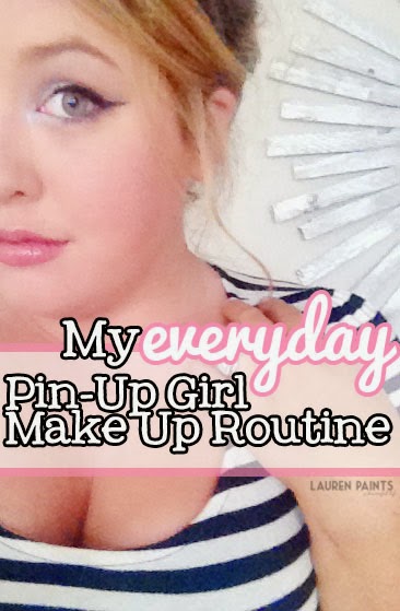An Everyday Pin-Up Girl Make up Routine
