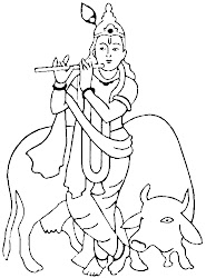 krishna clipart ji god hindu radha shri clip drawing cliparts paintings bmp janmashtami wallpapers adf ly