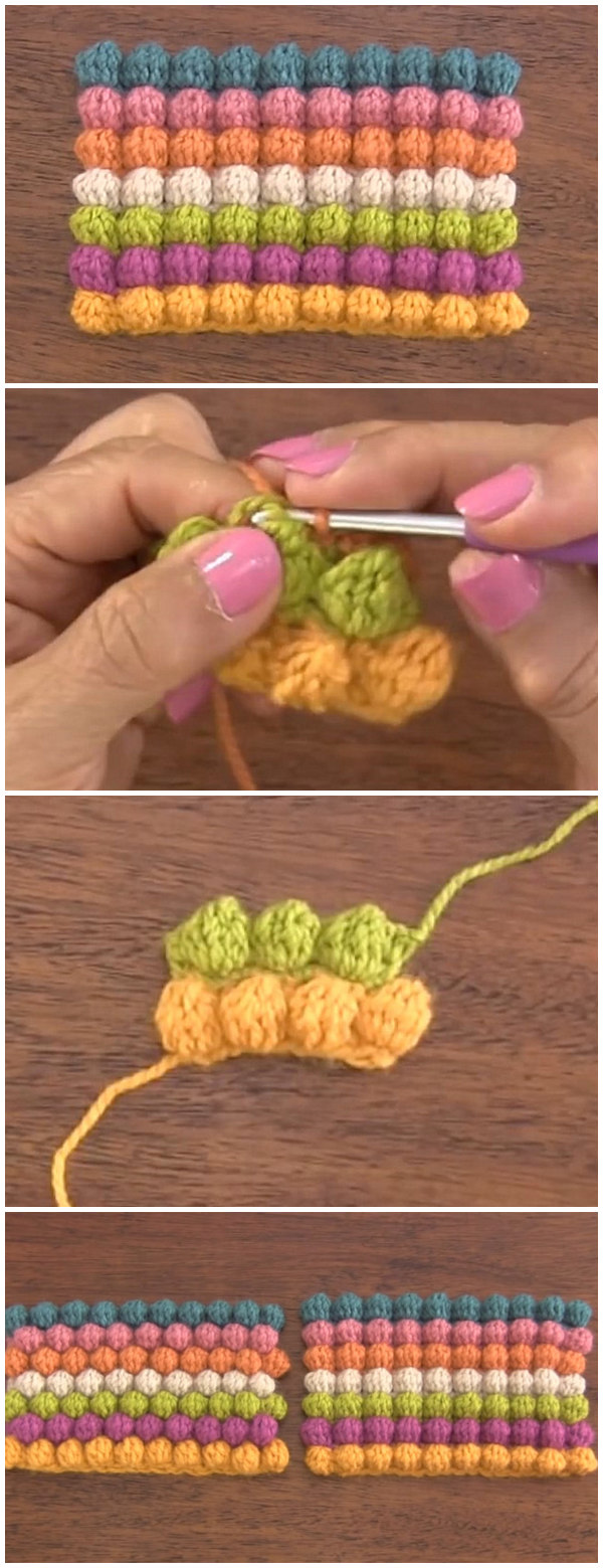 How To Crochet a Bobble Stitch