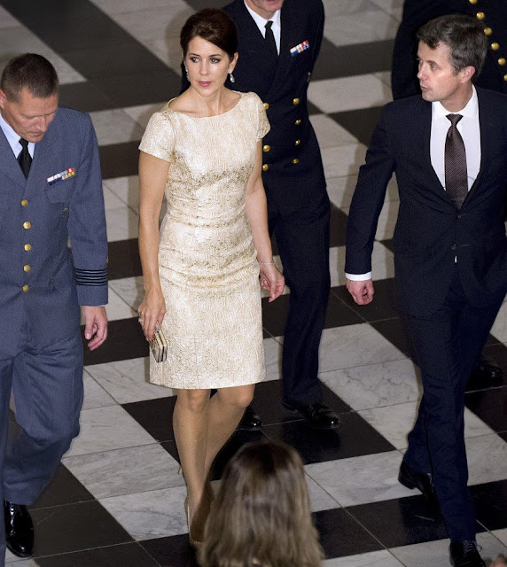 Crown Prince Frederik of Denmark and Crown Princess Mary of Denmark held a dinner at the Christiansborg Palace in Copenhagen