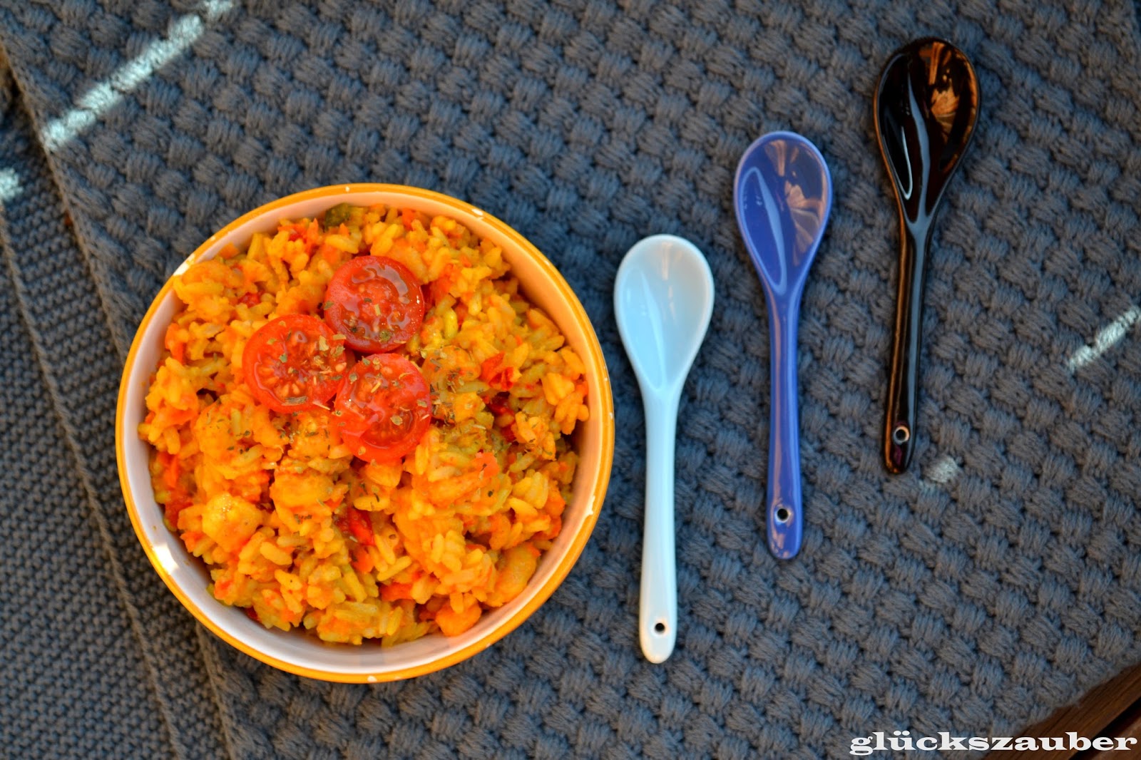 glückszauber : Curry-Karotten-Reis