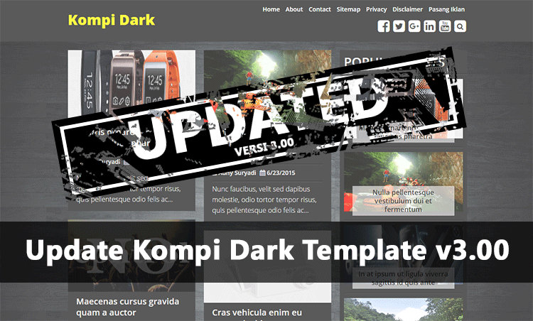 Update Kompi Dark Template v3.00 Update Kompi Dark Template v3.00