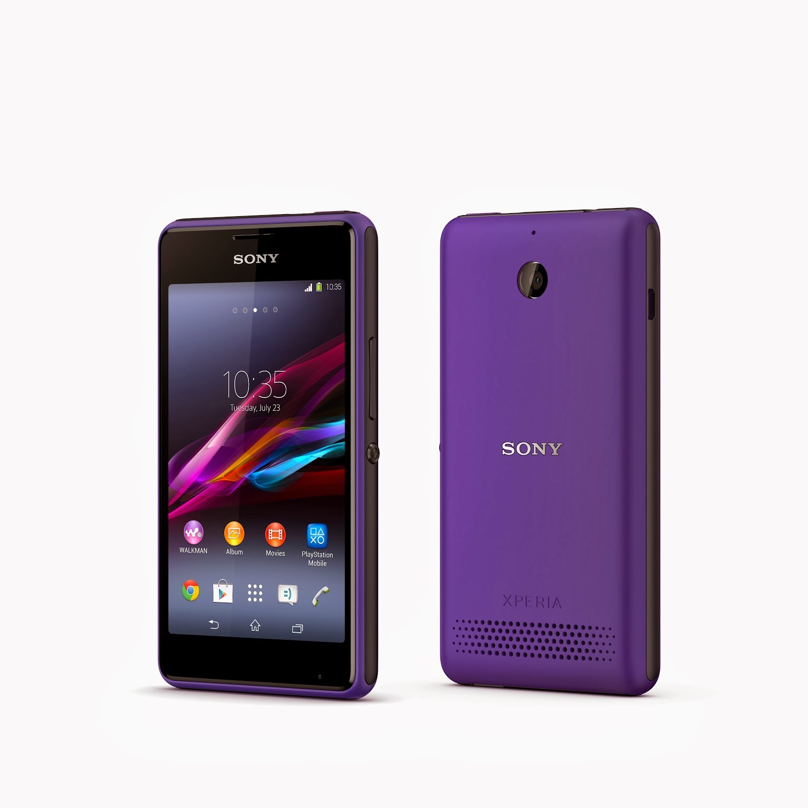 Spesifikasi dan Harga Sony Xperia E1 dan E1 Dual Android dengan Speaker 100dB
