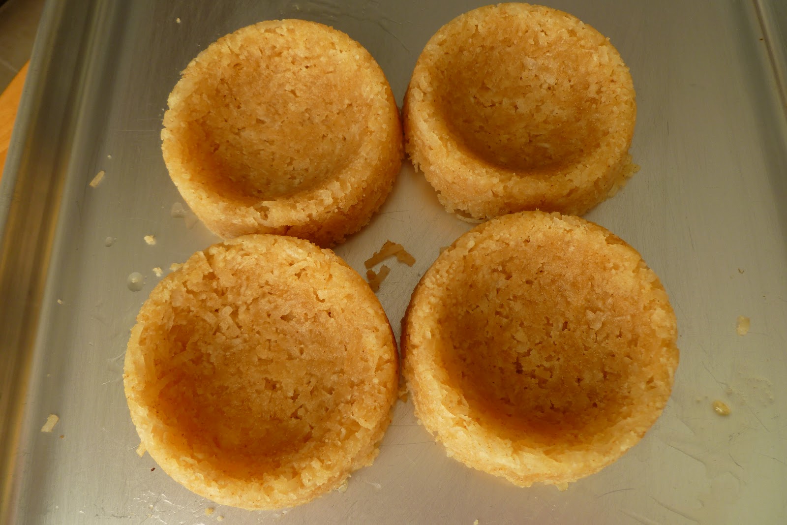 The Pastry Chef's Baking Brown Butter Coconut Dessert Shells