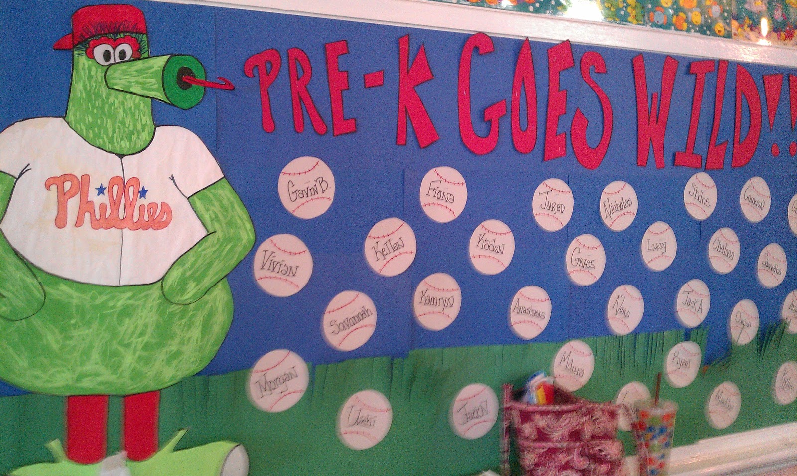 Pre K Art Bulletin Board September Idea Pre K Art Bulletin Board September Idea