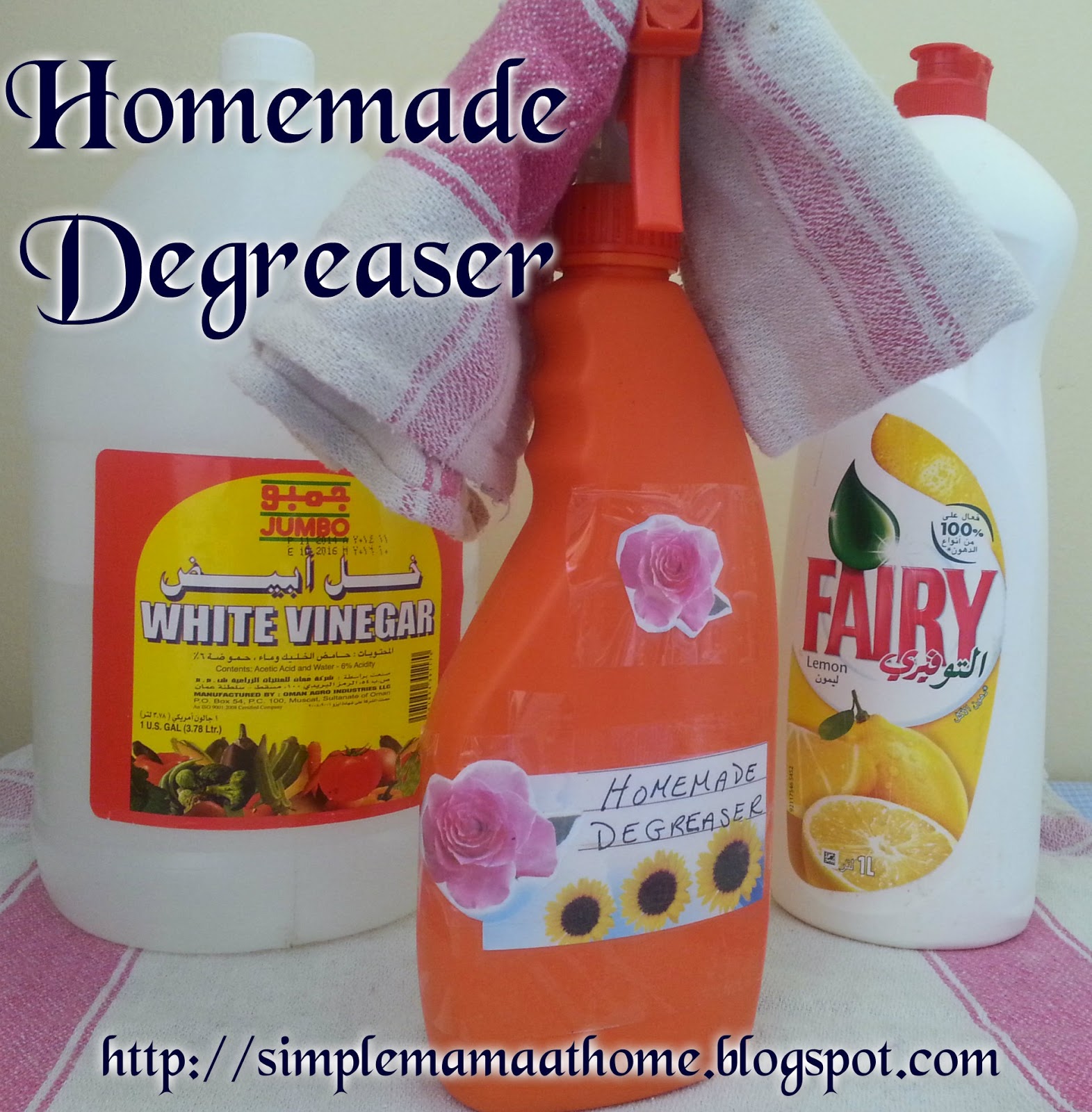 Homemade Degreaser Simple Mama at Home