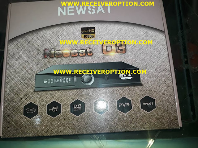 NEWSAT O3 HD RECEIVER POWERVU KEY OPTION