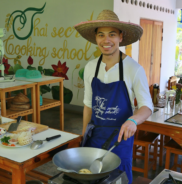 Thai Secret Cooking Class Photos & Video. March 6-2017. Pa Phai, San Sai District, Chiang Mai, Thailand.