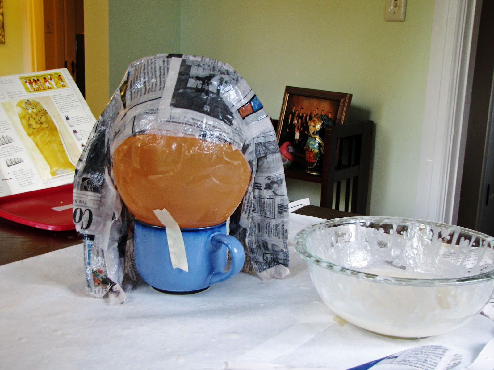 The Daily Pinner Pin 28 Paper Mache King Tut