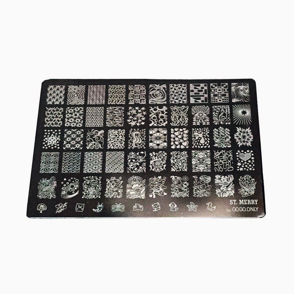 Lacquer Lockdown - GogoOnly Gogoonly, GogoOnly nail art stamping plate, St Merry, nail art stamping plates, nail art stamping blog, new nail art stamping plates 2015, new stamping plates 2015, cute nail art ideas