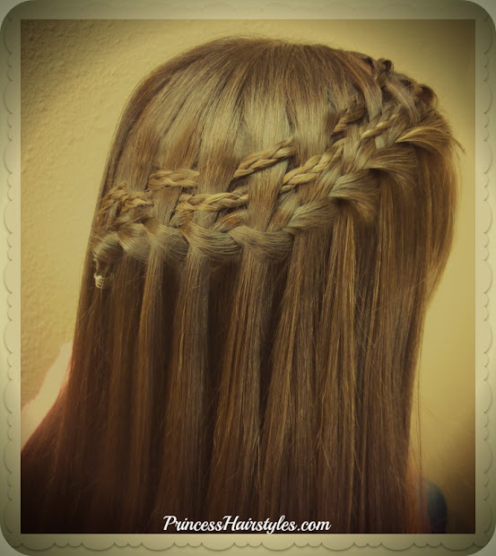 double woven waterfall braid tutorial