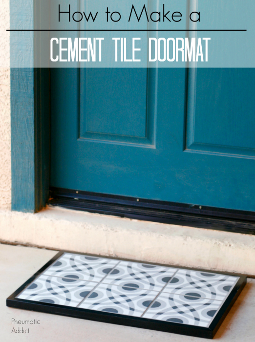 How to Make a Cement Tile Doormat Pneumatic Addict