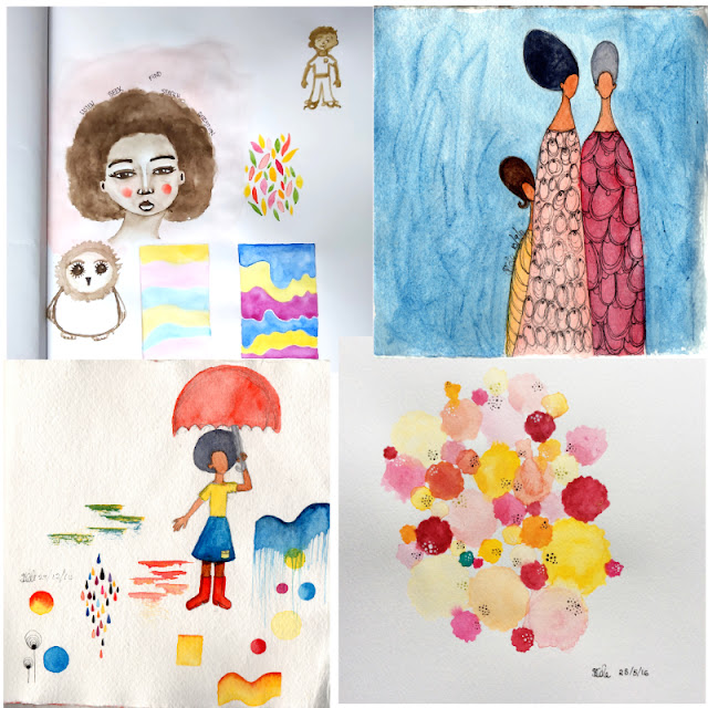 Stacey-Ann Cole, Sketchbook Conversations, Sketchbooks, My Giant Strawberry