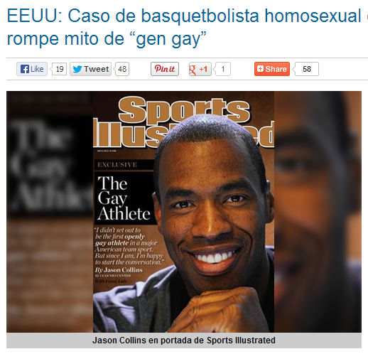 EEUU: Caso de basquetbolista homosexual de la NBA rompe mito de “gen gay”