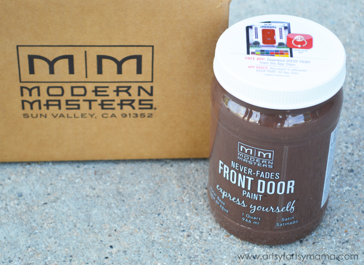 How to Paint a Garage Door from artsyfartsymama.com #ModernMasters