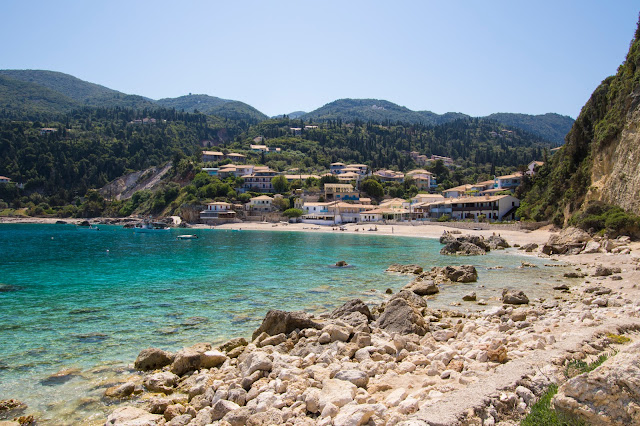 Spiaggia e mare di Agios Nikitas-Lefkada