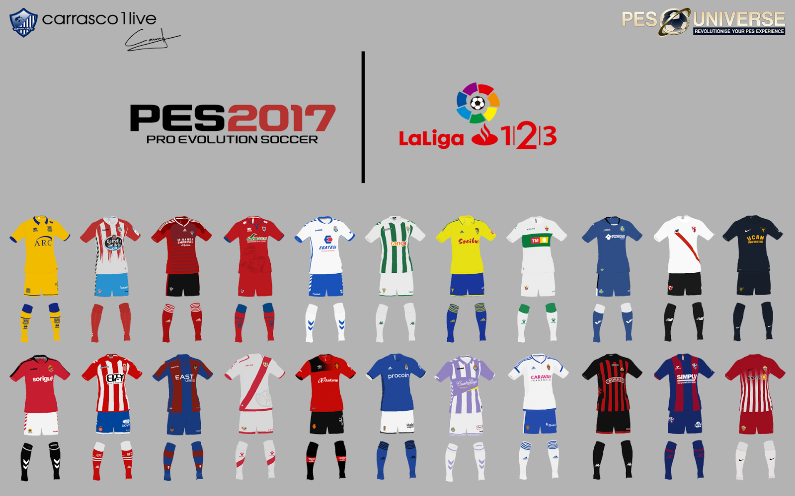 José Carrasco: Kits La Liga 123