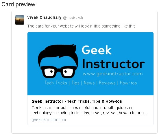 Twitter Card Validator Preview Twitter Card Validator Preview