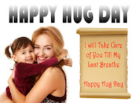 hug day images, a gorgeous mother celebrating happy hug day with his little baby girl