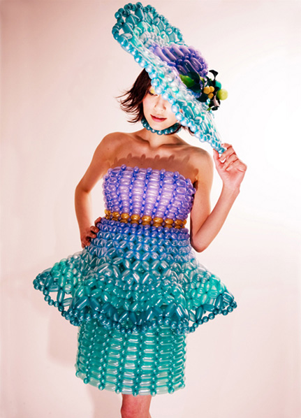 balloon dress (20) : 【バルーンアート】風船だけで作るバルーンドレスが凄すぎるΣ(=ﾟωﾟ=;ﾉ)ﾉ総数150超