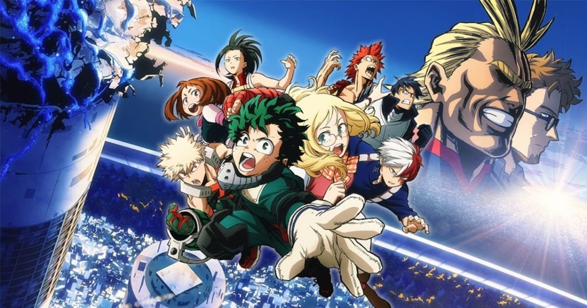 Illustrated Lands Anime Movie Review My Hero Academia Two Heroes