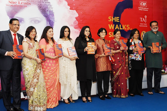 Gunjan Jain's book "She Walks, She Leads" launched in Bangalore Gunjan Jain's book "She Walks, She Leads" launched in Bangalore