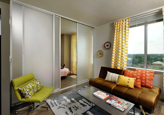 Apartemen Mungil Memakai Sekat Kaca Apartemen Mungil Memakai Sekat Kaca