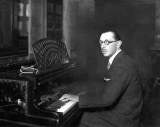 Stravinsky at the piano