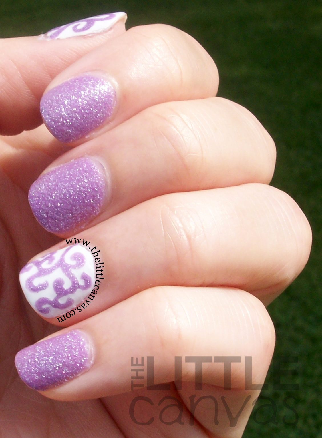 Zoya Stevie CurlyQ Nail Art ) The Little Canvas