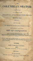 Title page of the 1816 edition of the Columbian Orator
