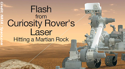 Laser Sparks Fly on Mars