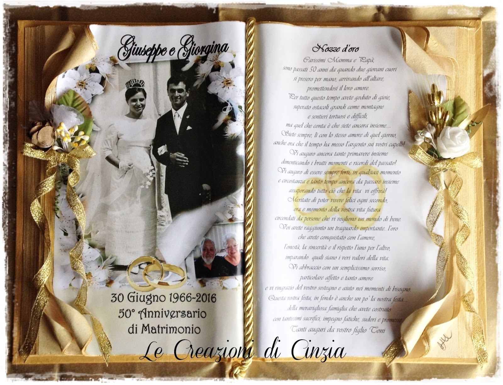 Le Creazioni Di Cinzia Nozze D Oro A